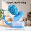 Automatic Yarn Winder Thread Winder Reusable Efficiently, Yarn Dispenser Electric Yarn Ball Winder for Knitters Crocheters,Blue