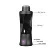 Portable Blender Cordless Self-Cleaning Mini Blender with Lid Silent Mini Travel Blender with Stainless Steel Blades USB Charging Color White