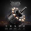 Portable Blender Cordless Self-Cleaning Mini Blender with Lid Silent Mini Travel Blender with Stainless Steel Blades USB Charging Color Black