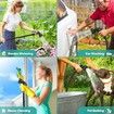 50ft Expandable Garden Hose with 10-Function Nozzle, Lightweight, Durable, Flexible, Kink-Free Retractable Garden Hose for Lawn and Garden