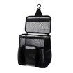Mesh Shower Caddy Portable Camping Quick Dry Hanging Shower Organiser Basket Toiletry Bag College Dorm Room Essentials-Black