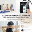 Mesh Shower Caddy Portable Camping Quick Dry Hanging Shower Organiser Basket Toiletry Bag College Dorm Room Essentials-Black