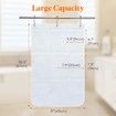 Mesh Shower Caddy,7 Pockets Hanging Shower Organizer with Quick Drying Mesh Portable Space Saving Bathroom Organizer to Hold Soap,Shampoo