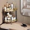 Shower Corner Shelf Caddy 2 Shelf Shower Organizer Corner No Drill Shower Storage Rust Proof Bathroom Corner Wall Shelf Shampoo Holder Gold
