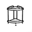 Shower Corner Shelf Caddy 2 Shelf Shower Organizer Corner No Drill Shower Storage Rust Proof Bathroom Corner Wall Shelf Shampoo Holder Black