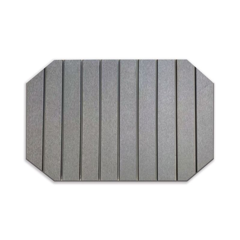 Light Gray 60*39cm Octagonal Diatomaceous Earth Drying Mat Foldable Multifunctional Water Absorbent for Kitchen Countertops