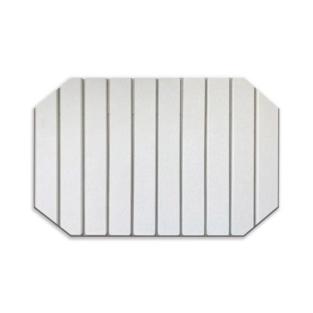 White 60*39c Octagonal Diatomaceous Earth Drying Mat Foldable Multifunctional Water Absorbent for Kitchen Countertops