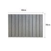 Light Gray 60*39cm Foldable Diatomaceous Earth Drying Mat Multifunctional Absorbent for Kitchen Bathroom Countertops