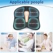 Memory Foam Seat Chair Cushion for Long Sitting,Non-Slip Memory Foam Firm Coccyx Pad for Relief Sciatica,Hip (Dark Gray)