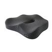 Memory Foam Seat Chair Cushion for Long Sitting,Non-Slip Memory Foam Firm Coccyx Pad for Relief Sciatica,Hip (Dark Gray)