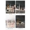 Pink 4 PCS Set PU Leather Diatom Mud Wash Pad Absorbent Sink Pad for Kitchen Bathroom Toothbrush Coaster