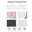 Blue 4 PCS Set PU Leather Diatom Mud Wash Pad Absorbent Sink Pad for Kitchen Bathroom Toothbrush Coaster