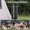 Portable Electric Espresso Mini Machine, Coffee Maker with Ground Coffee and NS Capsule for Machine, Perfect for Hiking,Camping,Office(Black)