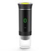 Portable Electric Espresso Mini Machine, Coffee Maker with Ground Coffee and NS Capsule for Machine, Perfect for Hiking,Camping,Office(Black)