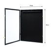 Jersey Shadow Box Frame Sports Memorabilia Display Case Wall Mounting Showcase Football Basketball Hockey Custom Shirt Framing Cabinet with Locks
