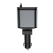 Starlight Car Charger USB C Car Charger Adapter with Projection in Car Roof,Type C Retractable Car Phone Charger Compatible with iPhone,Galaxy
