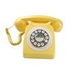Corded Retro Phone,TelPal Vintage Old Phones,Classic 1930s Antique Landline Phones for Home & Office Decor,Novelty Hotel Telephone with Redial,Yellow