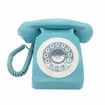 Corded Retro Phone,TelPal Vintage Old Phones,Classic 1930s Antique Landline Phones for Home & Office Decor,Novelty Hotel Telephone with Redial,Blue