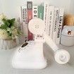 Retro Landline Telephone,Sentno 1960s Vintage Corded Dial Phone Classic Old Fashion Telephones Wired Desk Telephone for Office and Home (White)