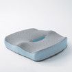 Large Memory Seat Cushion for Office Chair Pressure Relief Sciatica & Tailbone Relief Cushion Pillow for Back Support,Non-Slip Seat Cushions (Blue)