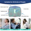 Large Memory Seat Cushion for Office Chair Pressure Relief Sciatica & Tailbone Relief Cushion Pillow for Back Support,Non-Slip Seat Cushions (Pink)