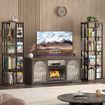4 Tier Rotating Bookshelf Bookcase Vertical Corner Display Storage Unit Shelves Stand Swivel Heavy Duty Flower Plant Shelving Rack