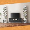 13 Tier Tree Bookshelf Bookcase Tall Wooden Storage Display Unit Corner Vertical Narrow Shelves Stand Heavy Duty Shelving Decorations White
