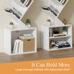 13 Tier Tree Bookshelf Bookcase Tall Wooden Storage Display Unit Corner Vertical Narrow Shelves Stand Heavy Duty Shelving Decorations White