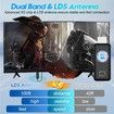 Wireless HDMI Transmitter and Receiver,Plug & Play Portable Wireless HDMI,4K Wireless HDMI Support 2.4/5.8Ghz 100Ft,for Laptop/Pc/TV Box/Camera/Projector