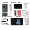45000RPM Nail Drill Machine Kit Rechargeable Portable Poliher For Manicure With Nail Drill Stand For Salon And Home Use Color Grey