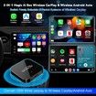 Carplay Wireless Adapter Android Auto Dongle 5GHz WiFi Netflix YouTube Video Box Convert Wired Smart Car Multimedia Stereo