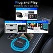 Carplay Wireless Adapter Android Auto Dongle 5GHz WiFi Netflix YouTube Video Box Convert Wired Smart Car Multimedia Stereo