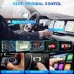Carplay Wireless Adapter Android Auto Dongle 5GHz WiFi Netflix YouTube Video Box Convert Wired Smart Car Multimedia Stereo