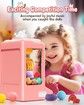 Rabbit Claw Machine, Mini Electronic Arcade Games Vending Machine, Crane Prize Machine with Music for Boys Girls Christmas Birthday Party Gift