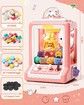 Rabbit Claw Machine, Mini Electronic Arcade Games Vending Machine, Crane Prize Machine with Music for Boys Girls Christmas Birthday Party Gift