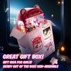 Claw Machines for Kids,Arcade Games Mini Vending Machine with Squishy Fidget Toys,Candy Machine,Claw Game Machine with 20 dolls and 10 Twisted Eggs
