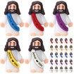 25 Pcs Little Jesus Figures Original Design Jesus Love You Mini Rubber Jesus Toys to Hide and Seek Religious Party Favors Sunday School Baptism Gifts