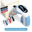 Blue Embossing Label Maker Machine Handheld Vintage Labeler with 3 Rolls of Emboss Tapes for Home DIY Crafting