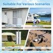 2.9 Gallon Gravity-fed Water Filter System, Stainless Steel Countertop Filter System with 2 Filters and Stand, Reduce 99% Chlorine