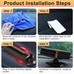 Portable Car Heater,12V 200W Fast Heating Defroster 2 in 1 Automobile Windshield Fast Heaters Car Heater That Plugs into Cigarette Lighter (Orange)