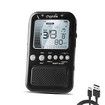 Universal Digital Metronome with USB Cable Volume Adjustable with Headphone Jack for Piano, Guitar, Flute, Violin, Drum and all other instruments, Black