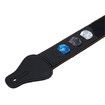 Guitar Strap, Soft Cotton Straps With 3 Pick Holders, Button Headstock Adaptor, 1 Pair Locks and 3 Picks Set For Electric or Acoustic Guitar
