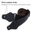 Guitar Strap, Soft Cotton Straps With 3 Pick Holders, Button Headstock Adaptor, 1 Pair Locks and 3 Picks Set For Electric or Acoustic Guitar