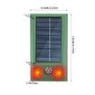 Solar Animal Repellent Basic I Repels Dogs, Cats, Mice, Rats and Wild Animals I Animal Repeller with White and Red LED Flash Light