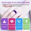 Smart Ring Fitness Tracker, Sleep Tracking Wearable, Accurate Monitoring of Pedometer Temperature Gest Waterproof for Men & Women for iOS Android(#12)