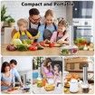 Electric Handheld Rechargeable Vacuum Sealer,4-in-1 Compact Portable Food Vacuum Sealer Machine, Small Vacuum Sealer for Travel, Food Storage