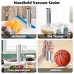 Electric Handheld Rechargeable Vacuum Sealer,4-in-1 Compact Portable Food Vacuum Sealer Machine, Small Vacuum Sealer for Travel, Food Storage