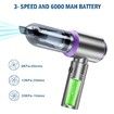 Car Vacuum Cleaner,Handheld Cordless Vacuum Cleaner For Car,4-in-1 16000PA High Power Portable Rechargeable Cleaner with Brushless Motor-Purple