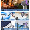 Car Vacuum Cleaner,Handheld Cordless Vacuum Cleaner For Car,4-in-1 16000PA High Power Portable Rechargeable Cleaner with Brushless Motor-Purple