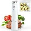 Vacuum Sealer Cordless Handheld Food Saver with 10 Reusable Vacuum Bags, Rechargeable Vacuum Sealer Pump for Food Fresh & Storage (1 Pump+10 Bags)